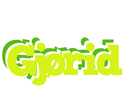 Gjørid citrus logo