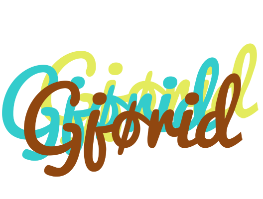 Gjørid cupcake logo