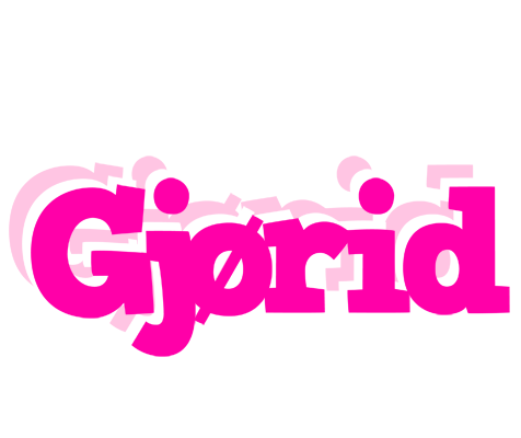 Gjørid dancing logo