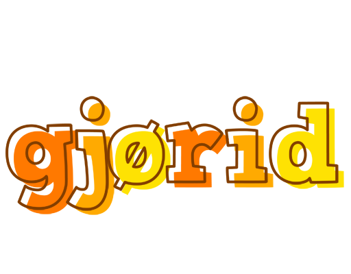 Gjørid desert logo
