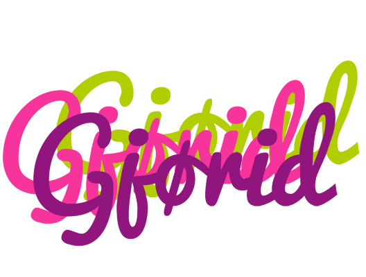 Gjørid flowers logo