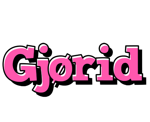 Gjørid girlish logo