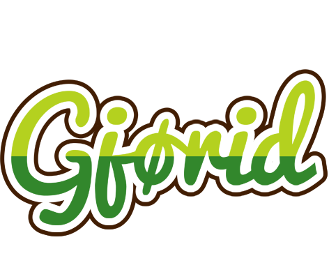 Gjørid golfing logo