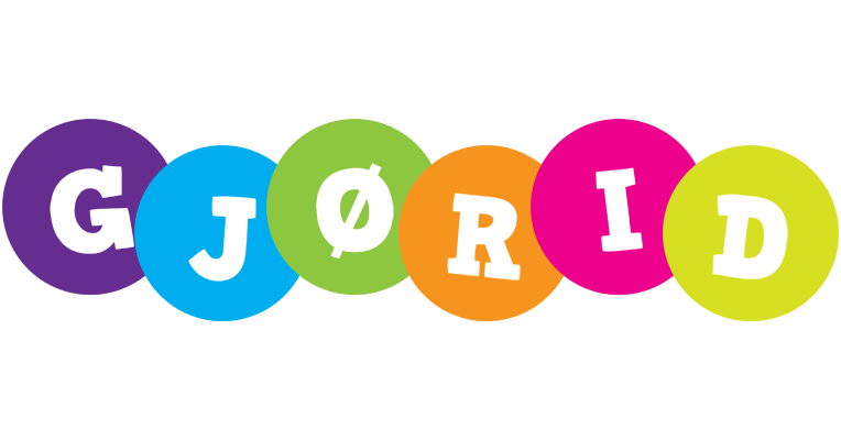 Gjørid happy logo