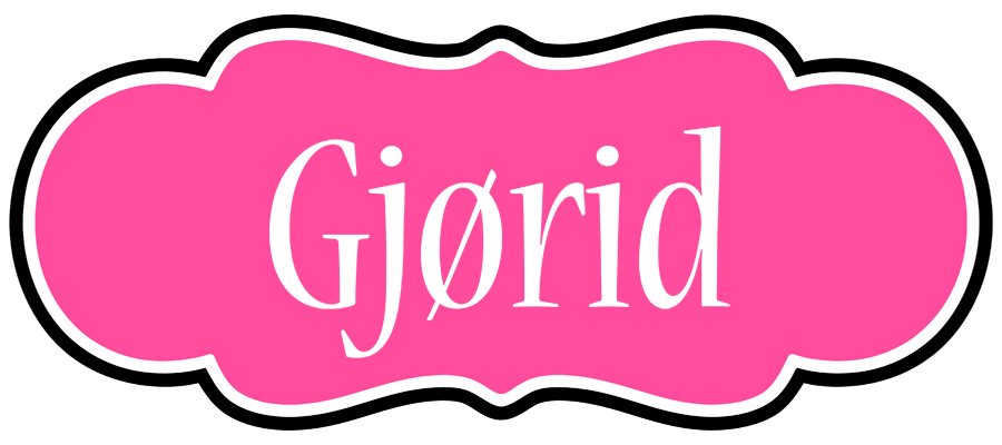 Gjørid invitation logo