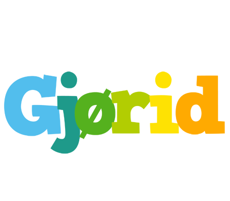 Gjørid rainbows logo