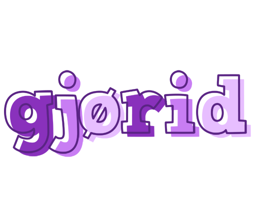 Gjørid sensual logo
