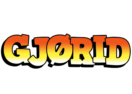 Gjørid sunset logo