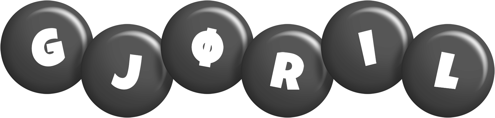 Gjøril candy-black logo