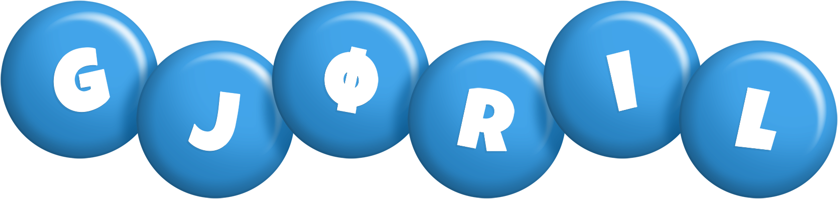 Gjøril candy-blue logo