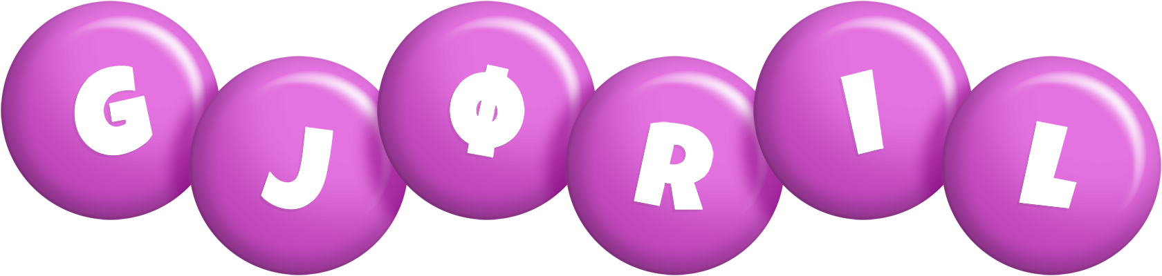 Gjøril candy-purple logo