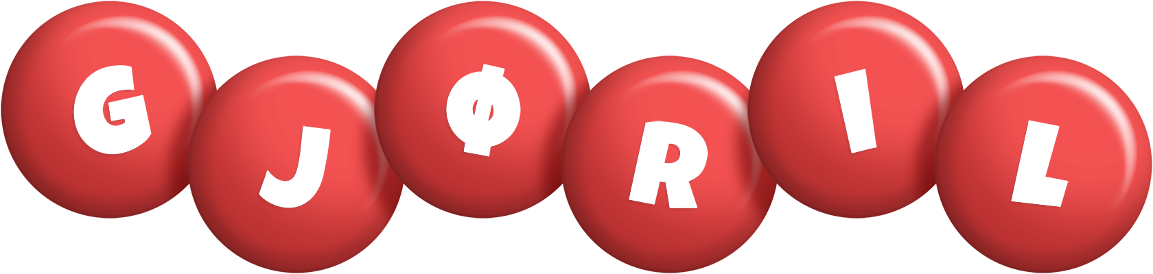 Gjøril candy-red logo
