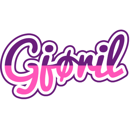 Gjøril cheerful logo