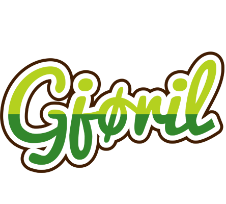 Gjøril golfing logo