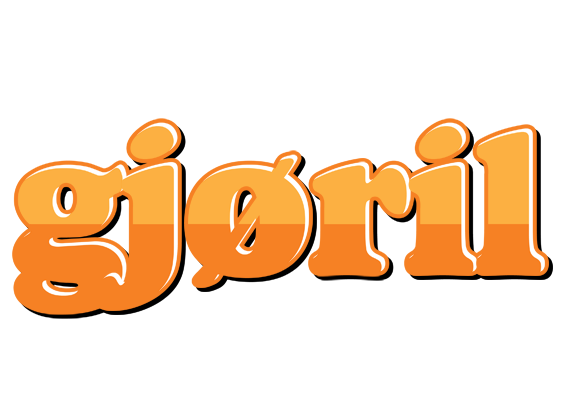 Gjøril orange logo