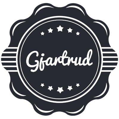 Gjartrud badge logo