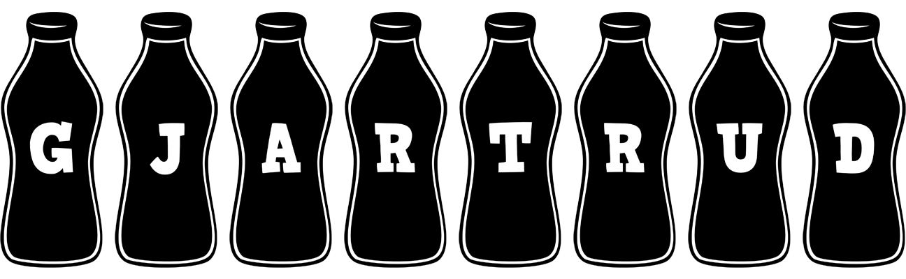 Gjartrud bottle logo