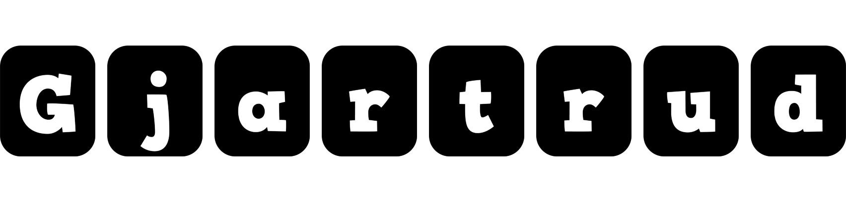 Gjartrud box logo
