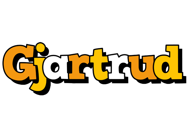 Gjartrud cartoon logo
