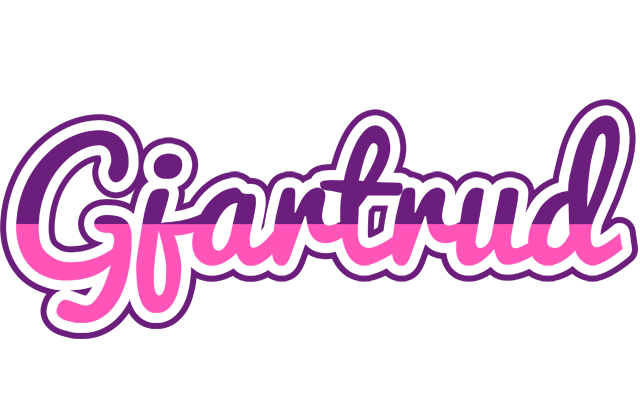 Gjartrud cheerful logo