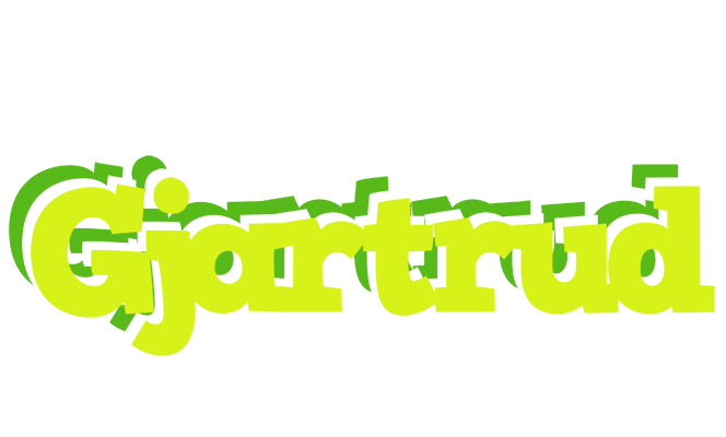 Gjartrud citrus logo