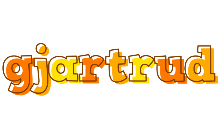 Gjartrud desert logo