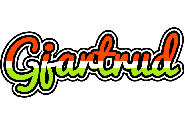 Gjartrud exotic logo