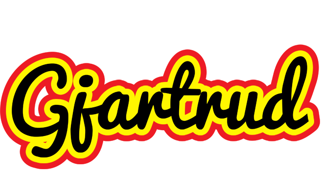 Gjartrud flaming logo