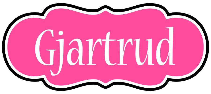 Gjartrud invitation logo