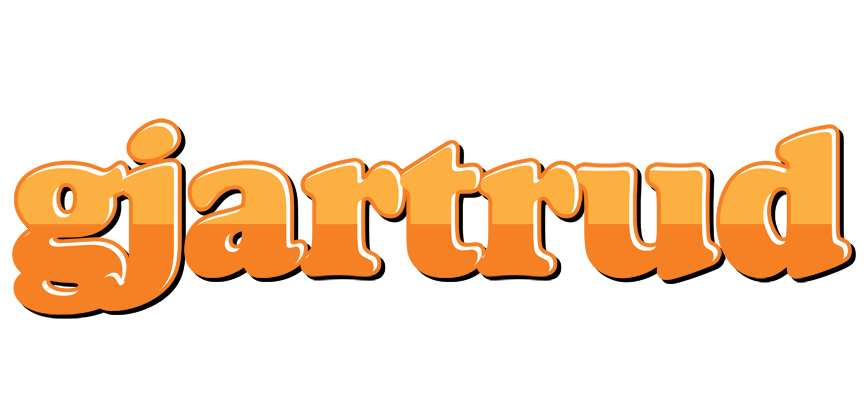 Gjartrud orange logo