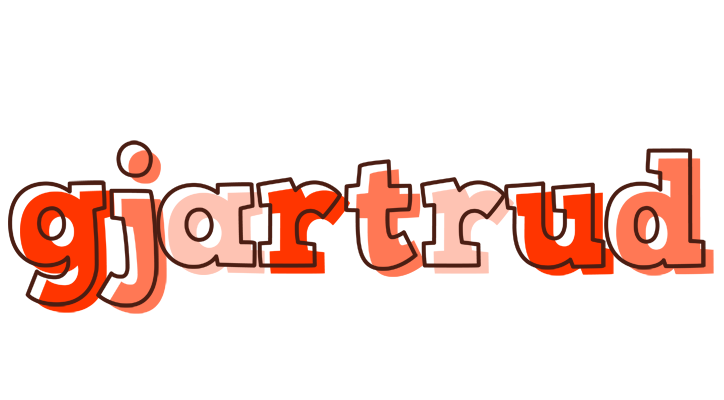 Gjartrud paint logo