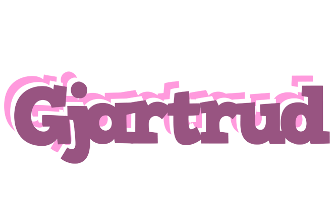 Gjartrud relaxing logo