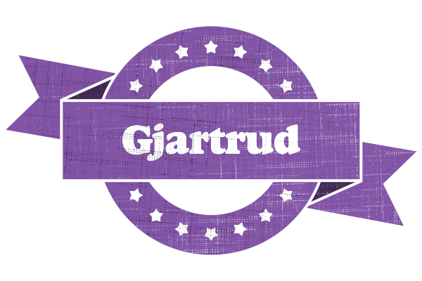 Gjartrud royal logo