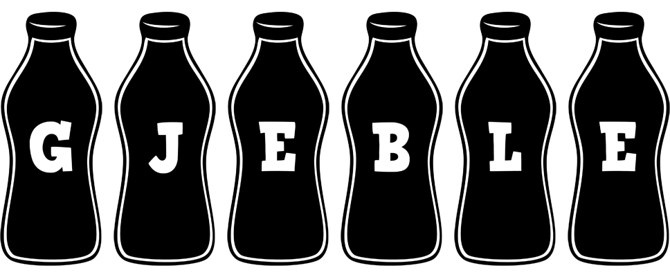Gjeble bottle logo
