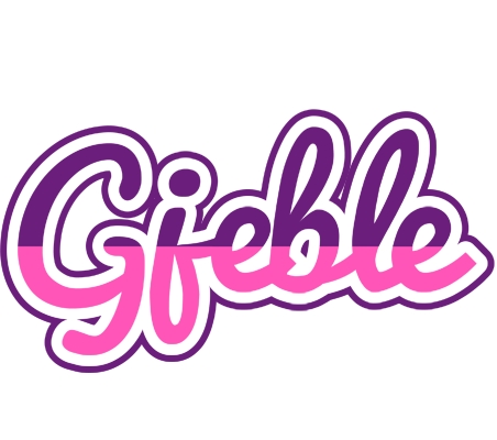 Gjeble cheerful logo
