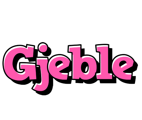 Gjeble girlish logo