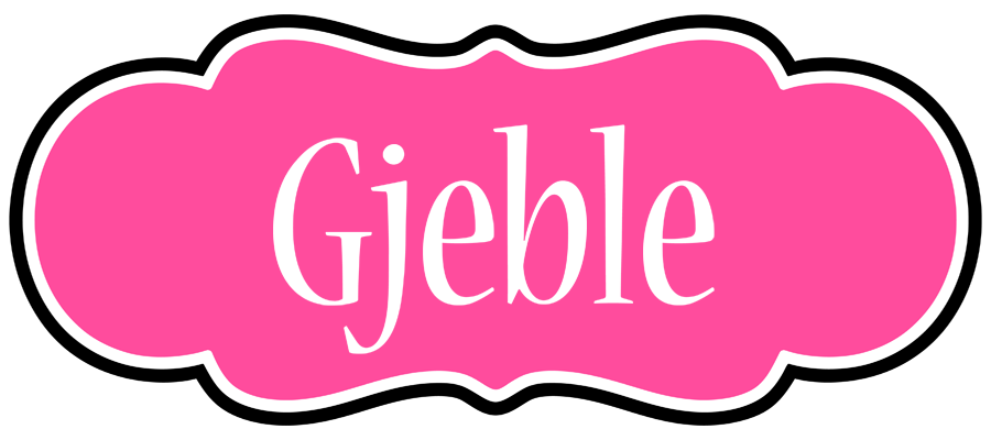 Gjeble invitation logo