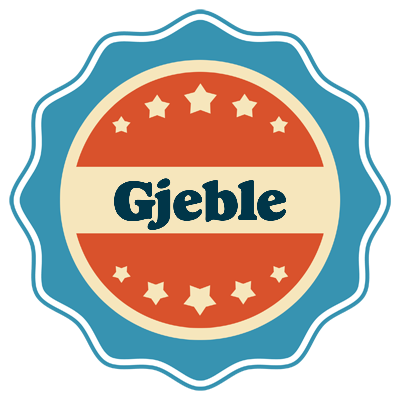 Gjeble labels logo