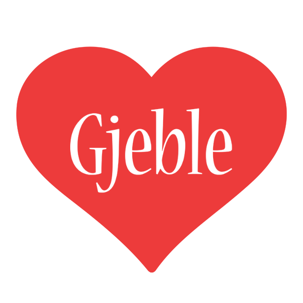 Gjeble love logo