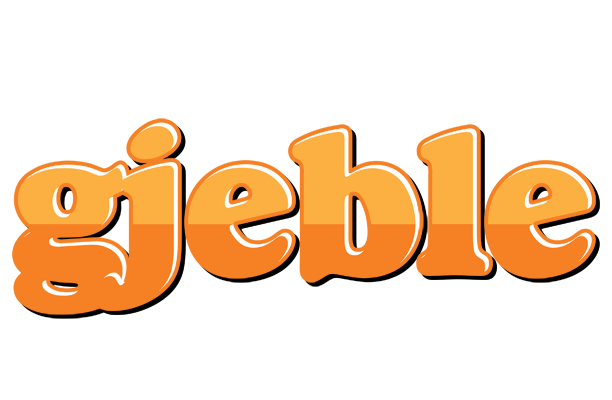 Gjeble orange logo