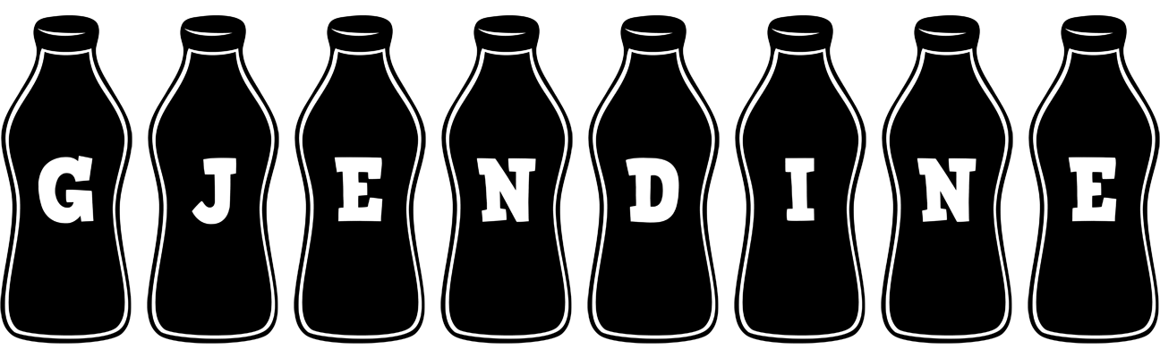 Gjendine bottle logo