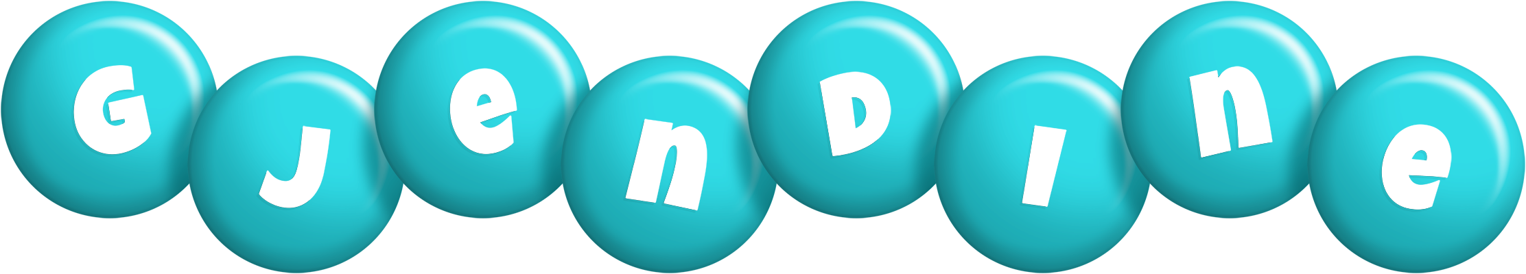 Gjendine candy-azur logo