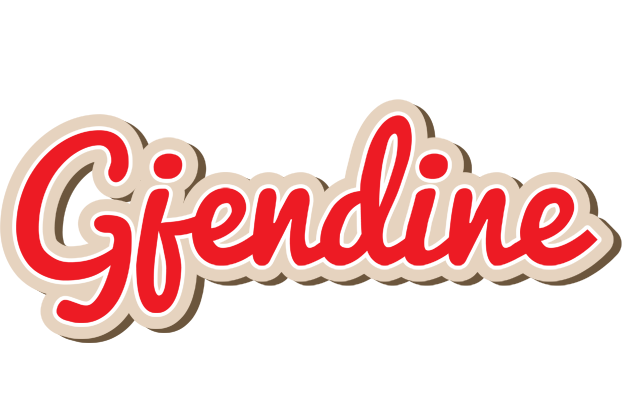 Gjendine chocolate logo