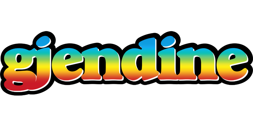 Gjendine color logo