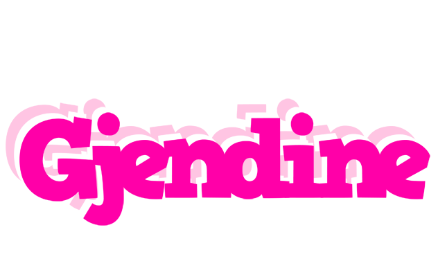 Gjendine dancing logo