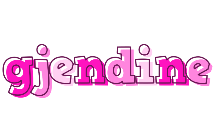 Gjendine hello logo