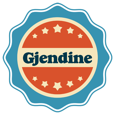Gjendine labels logo
