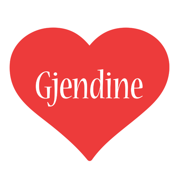 Gjendine love logo