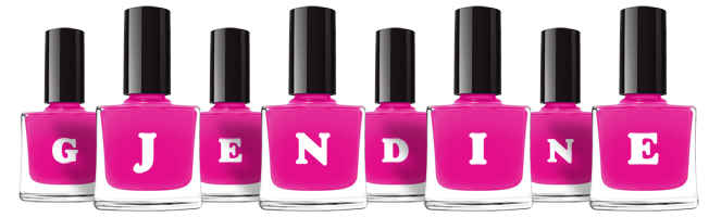Gjendine nails logo