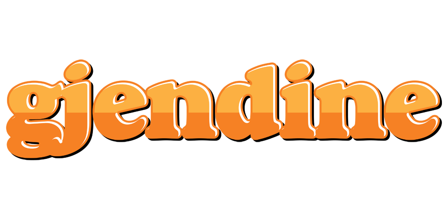 Gjendine orange logo